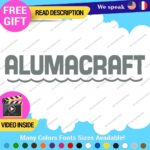 Fits AlumaCraft Wave Name Decal Sticker Vintage Fishing Boat Aluma Water Craft - Image 9