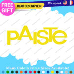 Fits Paiste Decal Sticker Vinyl Cymbal Rude Set Ride Hat Crash Swiss Bell Chime - Image 5