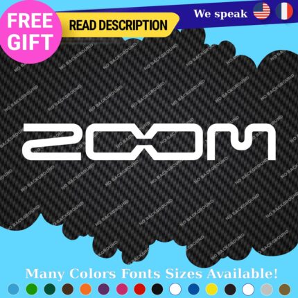 Fits Zoom Decals Stickers Vinyl Pedal LiveTrack  Effect Mixer Recorder Processor