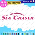Fit Sea Chaser Boat Decal Sticker Skiff Carolina Cover Center Console Center Top - Image 33