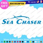 Fit Sea Chaser Boat Decal Sticker Skiff Carolina Cover Center Console Center Top - Image 38