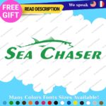 Fit Sea Chaser Boat Decal Sticker Skiff Carolina Cover Center Console Center Top - Image 41