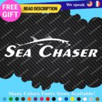 Fit Sea Chaser Boat Decal Sticker Skiff Carolina Cover Center Console Center Top - Image 27