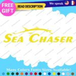Fit Sea Chaser Boat Decal Sticker Skiff Carolina Cover Center Console Center Top - Image 29