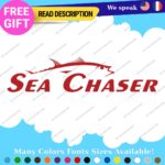 Fit Sea Chaser Boat Decal Sticker Skiff Carolina Cover Center Console Center Top - Image 31