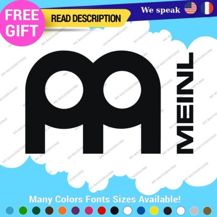 Fits Meinl Cymbals Decals Sticker Vinyl Drums Premium Bass Byzance Crash Pads PA