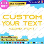 Custom Text Name Azonix Fonts Lettering Die Cut Decal Vinyl Sticker 651 - Image 11