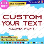 Custom Text Name Azonix Fonts Lettering Die Cut Decal Vinyl Sticker 651 - Image 13