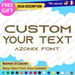 Custom Text Name Azonix Fonts Lettering Die Cut Decal Vinyl Sticker 651 - Image 24