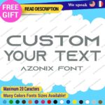 Custom Text Name Azonix Fonts Lettering Die Cut Decal Vinyl Sticker 651 - Image 9