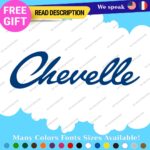 Fits Chevelle Decals Stickers Vinyl SS Muscle Hot Car Chevy Script 396 Nova Cady - Image 14