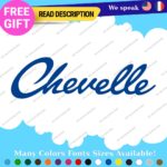 Fits Chevelle Decals Stickers Vinyl SS Muscle Hot Car Chevy Script 396 Nova Cady - Image 15