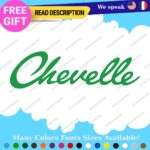 Fits Chevelle Decals Stickers Vinyl SS Muscle Hot Car Chevy Script 396 Nova Cady - Image 17