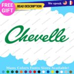 Fits Chevelle Decals Stickers Vinyl SS Muscle Hot Car Chevy Script 396 Nova Cady - Image 18