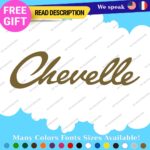 Fits Chevelle Decals Stickers Vinyl SS Muscle Hot Car Chevy Script 396 Nova Cady - Image 23