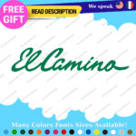 Fits El Camino Decals Stickers Vinyl Chevelle Vintage Old Chevrolet SS Elcamino