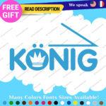 Fits Konig Wheels Decals Stickers Vinyl Rim Hypergram Dekagram Matte Gloss Tire - Image 13