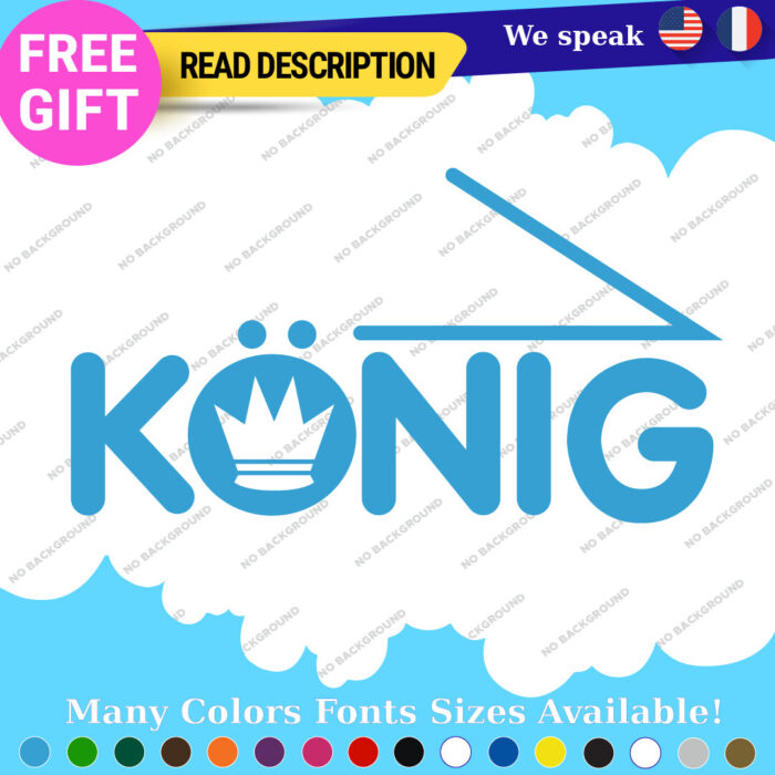 Fits Konig Wheels Decals Stickers Vinyl Rim Hypergram Dekagram Matte Gloss Tire - Image 13