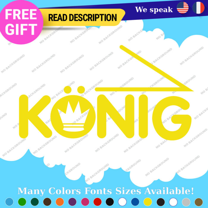 Fits Konig Wheels Decals Stickers Vinyl Rim Hypergram Dekagram Matte Gloss Tire - Image 16