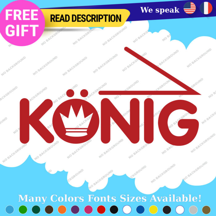 Fits Konig Wheels Decals Stickers Vinyl Rim Hypergram Dekagram Matte Gloss Tire - Image 18