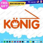 Fits Konig Wheels Decals Stickers Vinyl Rim Hypergram Dekagram Matte Gloss Tire - Image 19