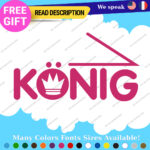 Fits Konig Wheels Decals Stickers Vinyl Rim Hypergram Dekagram Matte Gloss Tire - Image 20