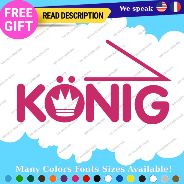 Fits Konig Wheels Decals Stickers Vinyl Rim Hypergram Dekagram Matte Gloss Tire - Image 20