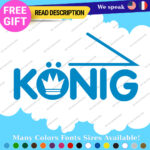 Fits Konig Wheels Decals Stickers Vinyl Rim Hypergram Dekagram Matte Gloss Tire - Image 25