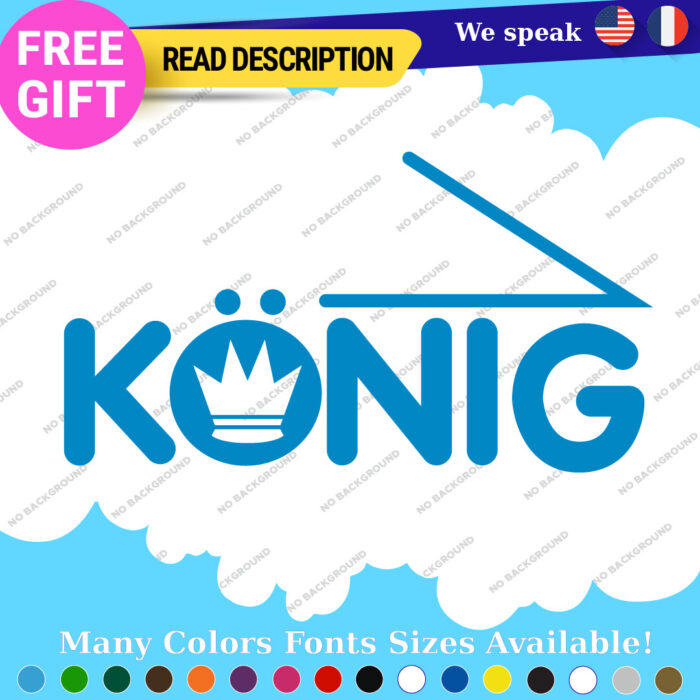 Fits Konig Wheels Decals Stickers Vinyl Rim Hypergram Dekagram Matte Gloss Tire - Image 25