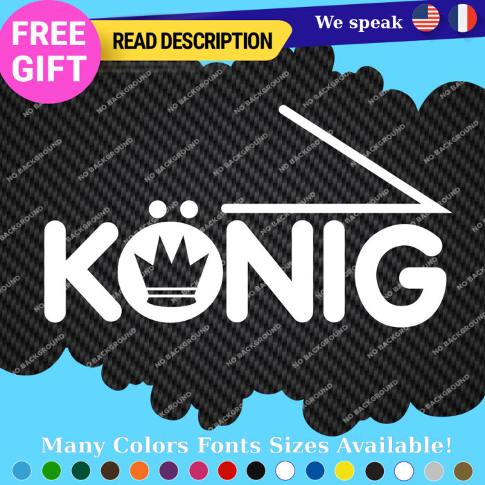 Fits Konig Wheels Decals Stickers Vinyl Rim Hypergram Dekagram Matte Gloss Tire 297353865208 Fits Konig Wheels Decals Stickers Vinyl Rim Hypergram Dekagram Matte Gloss Tire - Image 1