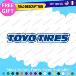 Fits Toyo Tires Decals Sticker Vinyl JDM Drift Wheel Offroad Banner Racing Proxe