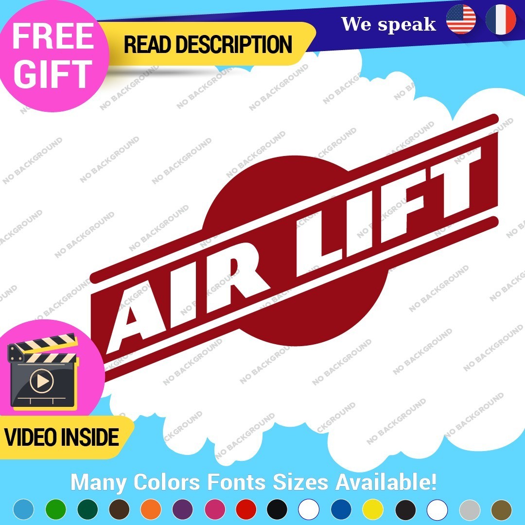 Fits White Air Lift Performance Decals Stickers Vinyl Airmax Suspension Link 297465001508 Fits White Air Lift Performance Decals Stickers Vinyl Airmax Suspension Link - Image 1