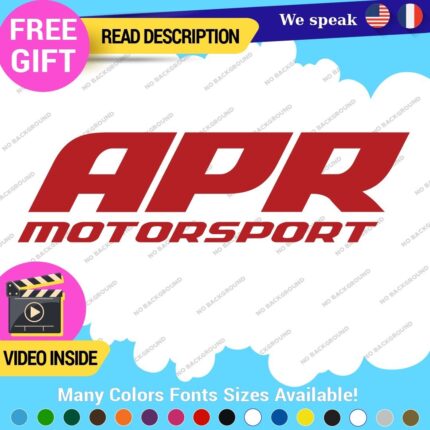 Fits APR Performance Decals Stickers Vinyl Stage III Tuning JDM Motorsport ABS