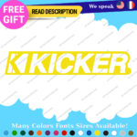 Fits Kicker Audio Car Sound Stickers Decal Speaker Subwoofers Amplifiers Car - Image 13