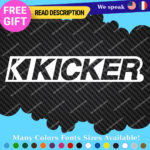 Fits Kicker Audio Car Sound Stickers Decal Speaker Subwoofers Amplifiers Car - Image 10