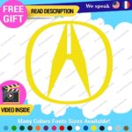 Fits Large Acura Decals Stickers Vinyl Integra RSX DC2 JDM TSX TLX RDX NSX Type - Image 11