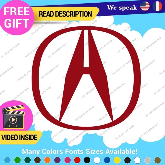 Fits Large Acura Decals Stickers Vinyl Integra RSX DC2 JDM TSX TLX RDX NSX Type - Image 12