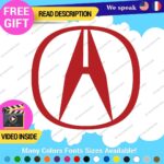 Fits Large Acura Decals Stickers Vinyl Integra RSX DC2 JDM TSX TLX RDX NSX Type - Image 13