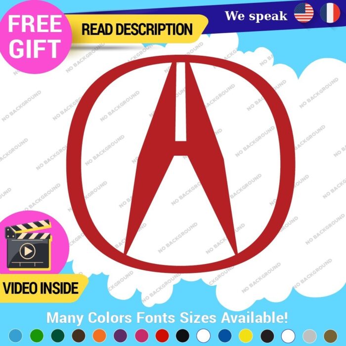 Fits Large Acura Decals Stickers Vinyl Integra RSX DC2 JDM TSX TLX RDX NSX Type - Image 13