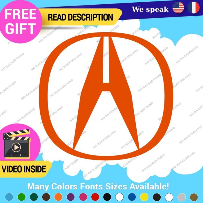 Fits Large Acura Decals Stickers Vinyl Integra RSX DC2 JDM TSX TLX RDX NSX Type - Image 14