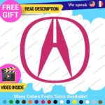 Fits Large Acura Decals Stickers Vinyl Integra RSX DC2 JDM TSX TLX RDX NSX Type - Image 15