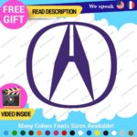 Fits Large Acura Decals Stickers Vinyl Integra RSX DC2 JDM TSX TLX RDX NSX Type - Image 17