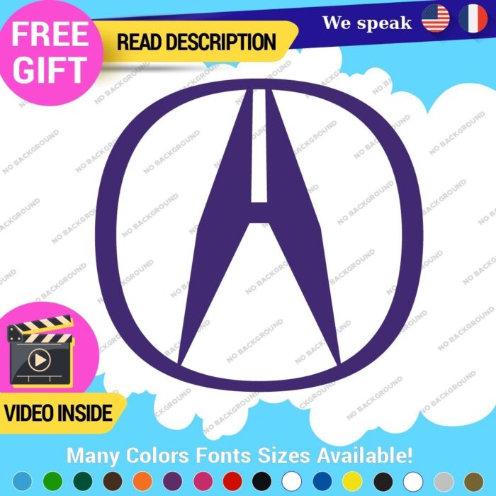 Fits Large Acura Decals Stickers Vinyl Integra RSX DC2 JDM TSX TLX RDX NSX Type - Image 17