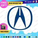 Fits Large Acura Decals Stickers Vinyl Integra RSX DC2 JDM TSX TLX RDX NSX Type - Image 19