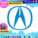 Fits Large Acura Decals Stickers Vinyl Integra RSX DC2 JDM TSX TLX RDX NSX Type - Image 20