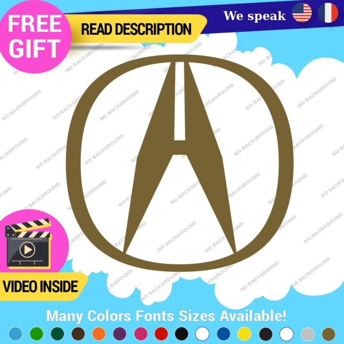 Fits Large Acura Decals Stickers Vinyl Integra RSX DC2 JDM TSX TLX RDX NSX Type - Image 3