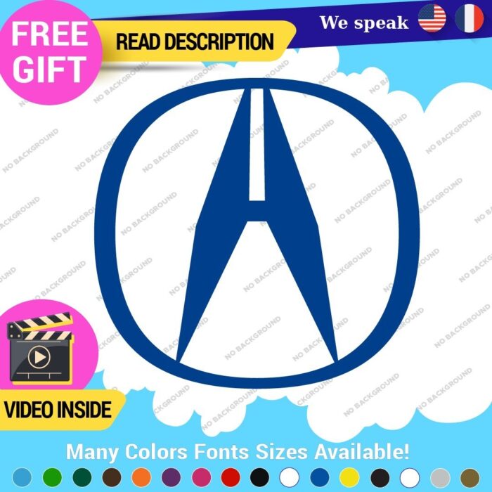 Fits Large Acura Decals Stickers Vinyl Integra RSX DC2 JDM TSX TLX RDX NSX Type - Image 21