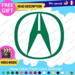 Fits Large Acura Decals Stickers Vinyl Integra RSX DC2 JDM TSX TLX RDX NSX Type - Image 22