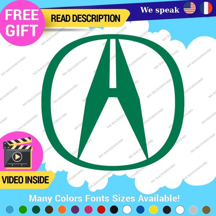 Fits Large Acura Decals Stickers Vinyl Integra RSX DC2 JDM TSX TLX RDX NSX Type - Image 22