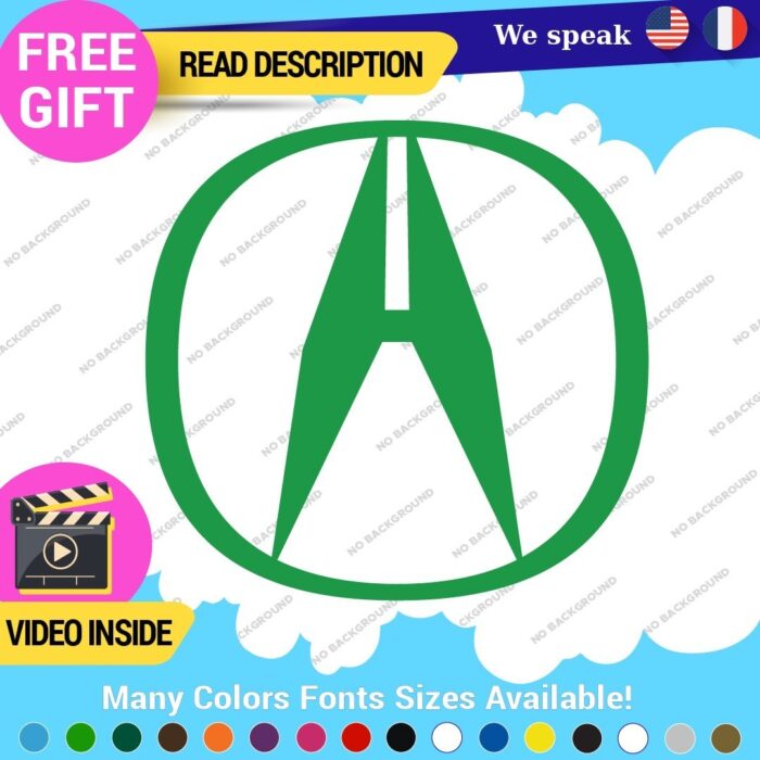 Fits Large Acura Decals Stickers Vinyl Integra RSX DC2 JDM TSX TLX RDX NSX Type - Image 23